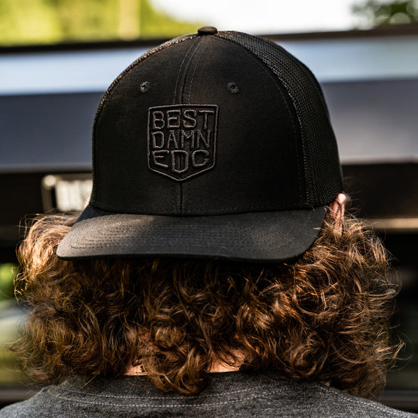 BDEDC Blacked Out Trucker Hat